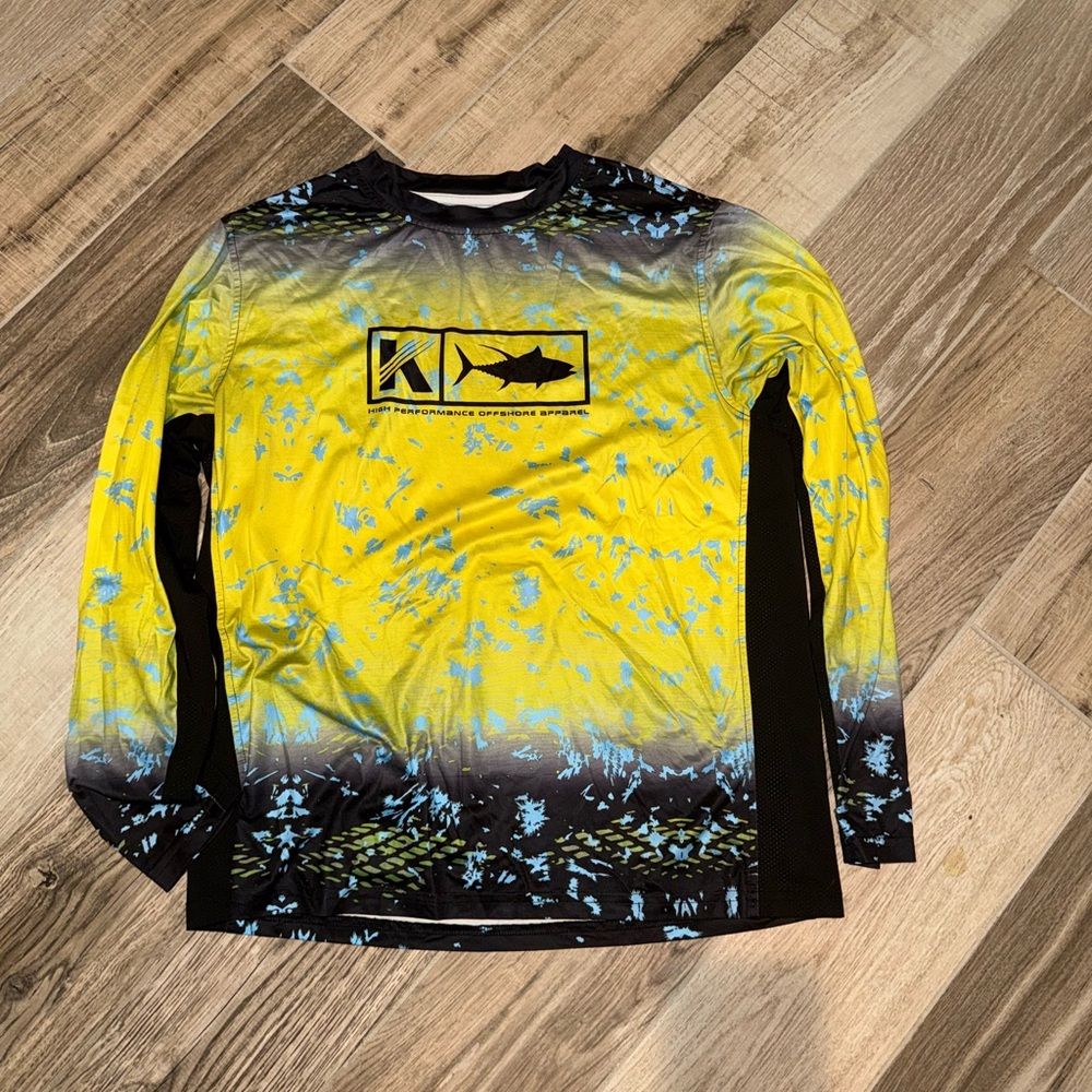 Long Sleeve Shirt Fishing Koofin Gear S EUC